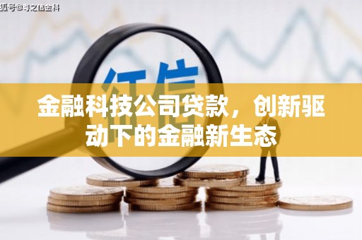 潜江金融科技公司贷款，创新驱动下的金融新生态