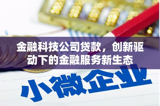 潜江金融科技公司贷款，创新驱动下的金融服务新生态