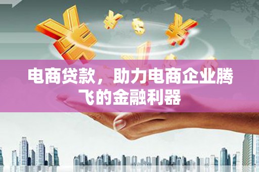 潜江电商贷款，助力电商企业腾飞的金融利器