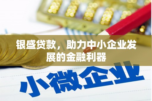 潜江银盛贷款，助力中小企业发展的金融利器