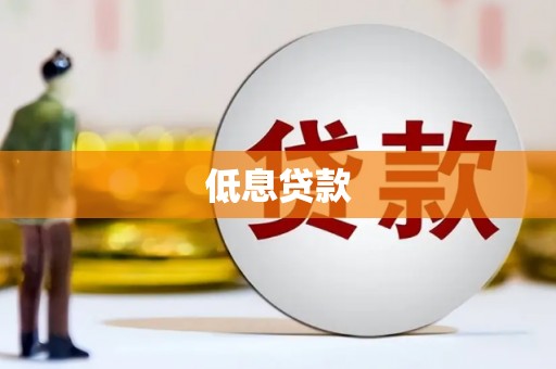 潜江低息贷款