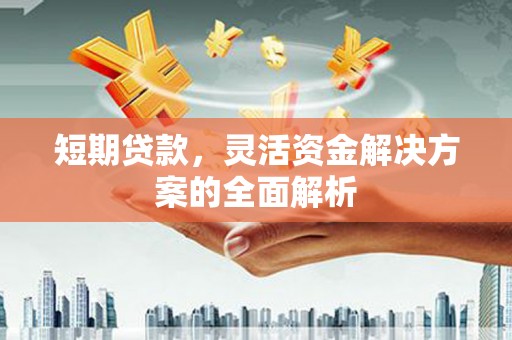 潜江短期贷款，灵活资金解决方案的全面解析