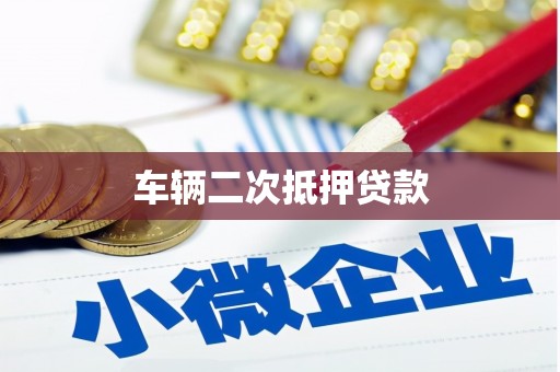 潜江车辆二次抵押贷款