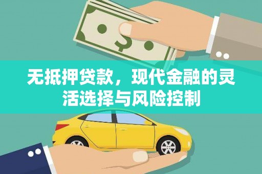 潜江无抵押贷款，现代金融的灵活选择与风险控制