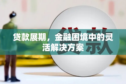 潜江贷款展期，金融困境中的灵活解决方案
