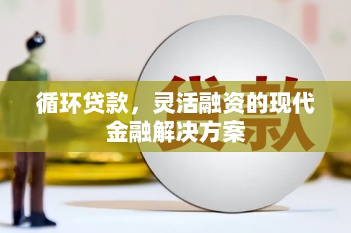 潜江循环贷款，灵活融资的现代金融解决方案