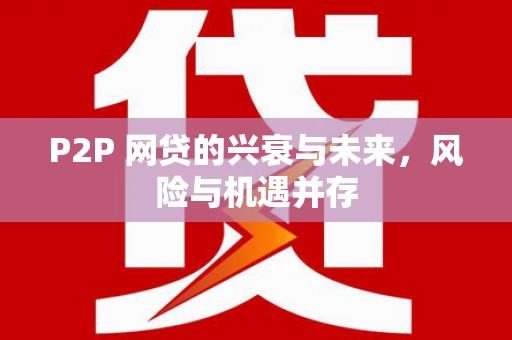 潜江P2P 网贷的兴衰与未来，风险与机遇并存