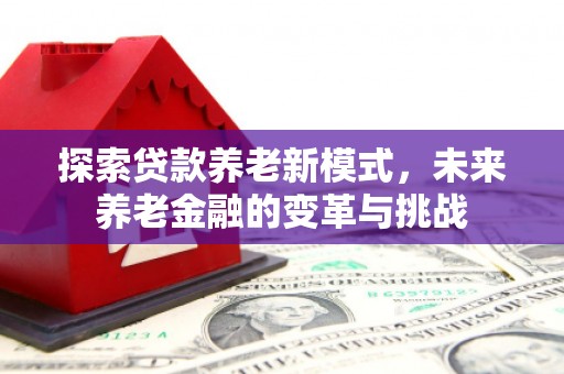 潜江探索贷款养老新模式，未来养老金融的变革与挑战