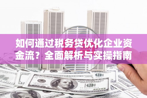 潜江如何通过税务贷优化企业资金流？全面解析与实操指南