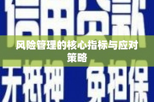 潜江风险管理的核心指标与应对策略