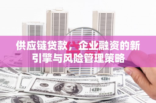 潜江供应链贷款，企业融资的新引擎与风险管理策略