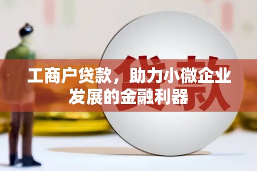 潜江工商户贷款，助力小微企业发展的金融利器