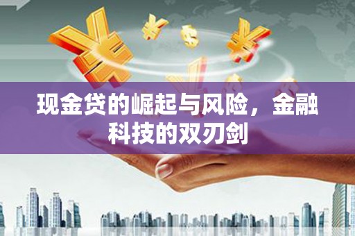 潜江现金贷的崛起与风险，金融科技的双刃剑