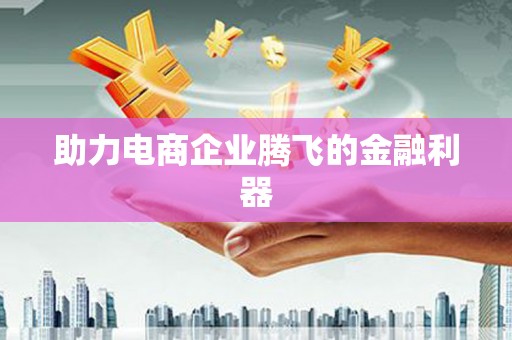 潜江助力电商企业腾飞的金融利器