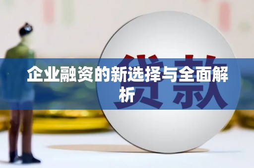 潜江企业融资的新选择与全面解析