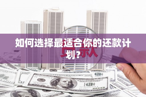 潜江如何选择最适合你的还款计划？