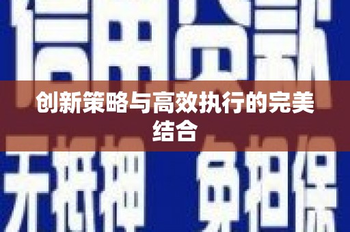 潜江创新策略与高效执行的完美结合