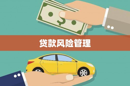 潜江贷款风险管理